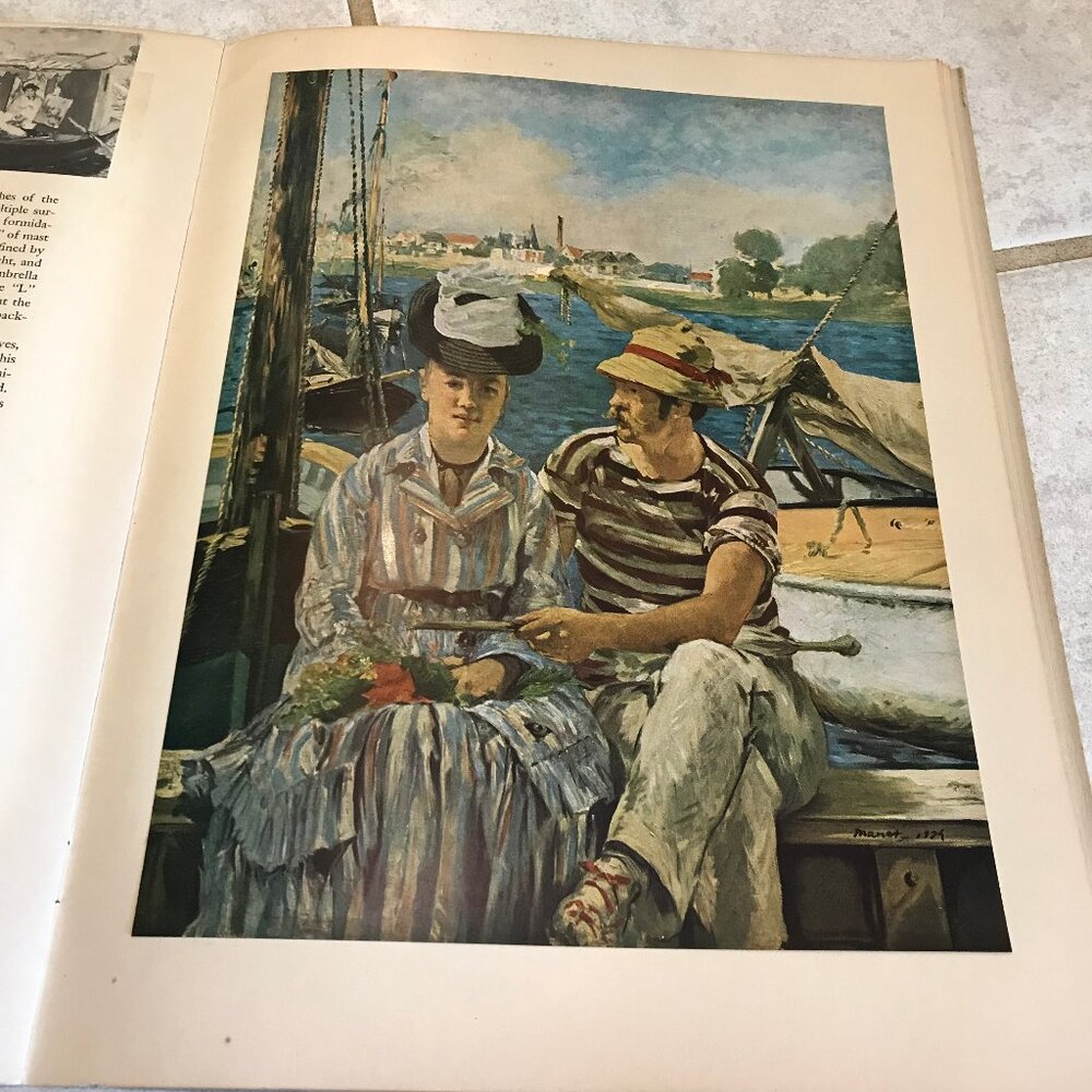 Metropolitan Musuem of Art Library Great Painters Manet Abrams Book 1953 Plates
